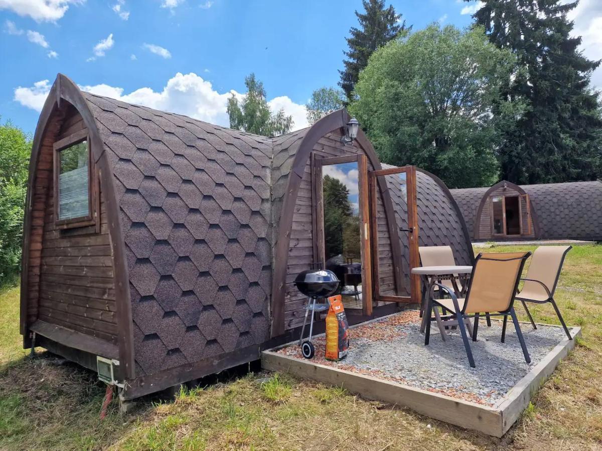 Hobiti Chatka Lipno Černá v Pošumaví Kültér fotó