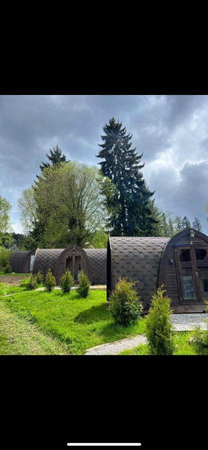 Hobiti Chatka Lipno Černá v Pošumaví Kültér fotó